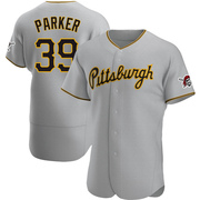 Authentic Dave Parker Men's Pittsburgh Pirates Gray Road Jersey