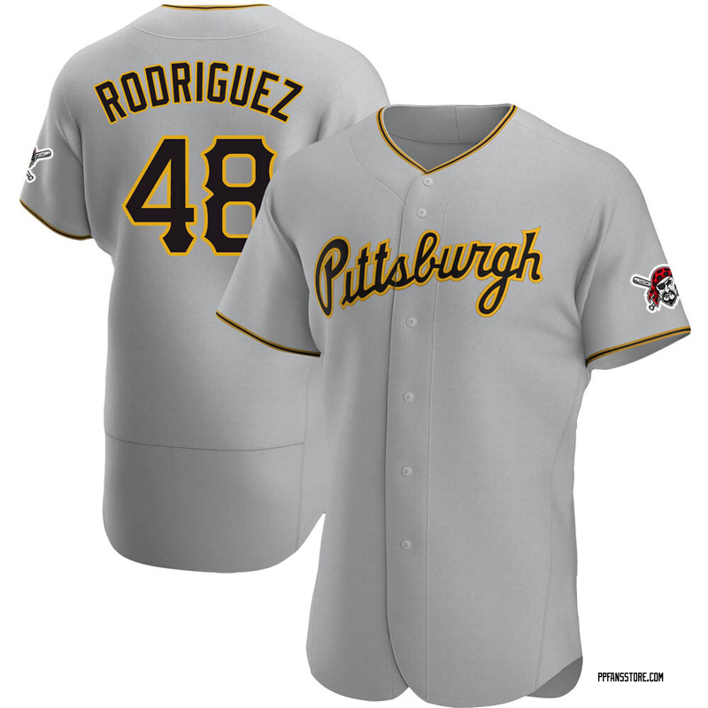 Authentic Richard Rodriguez Men's Pittsburgh Pirates Gray Road Jersey