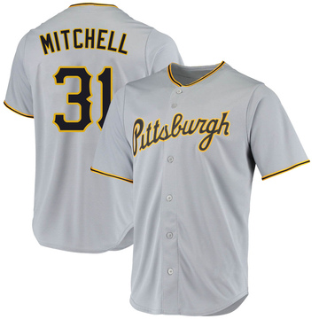 Cal Mitchell Pittsburgh Pirates Men's Backer T-Shirt - Ash