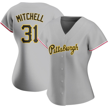 Cal Mitchell Youth Pittsburgh Pirates Home Jersey - White Replica