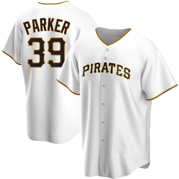 Dave Parker Signed Pittsburgh Pirates Grey Throwback Cooperstown Collection  Majestic Replica Baseball Jersey
