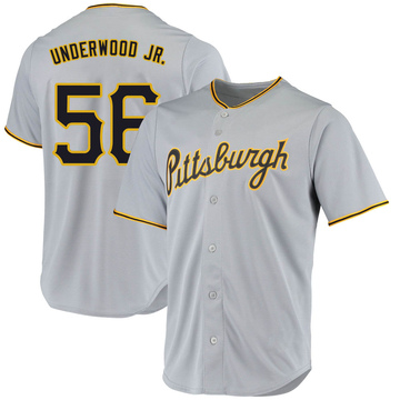 Replica Duane Underwood Jr. Men's Pittsburgh Pirates Gray Road Jersey