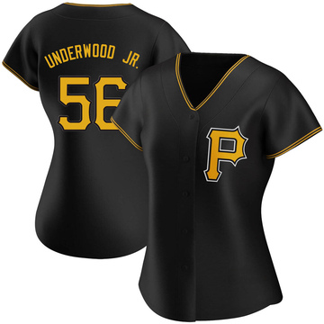 Replica Duane Underwood Jr. Women's Pittsburgh Pirates Black Alternate Jersey