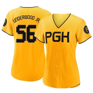 Replica Duane Underwood Jr. Women's Pittsburgh Pirates Gold 2023 City Connect Jersey