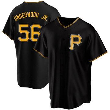 Replica Duane Underwood Jr. Youth Pittsburgh Pirates Black Alternate Jersey