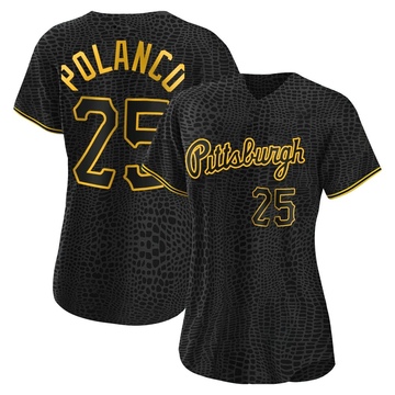 Men's Pittsburgh Pirates Gregory Polanco Majestic Camo Alternate Cool Base  Player Replica Jersey