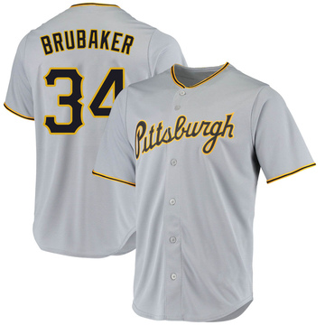 JT Brubaker Men's Pittsburgh Pirates Home Jersey - White Authentic