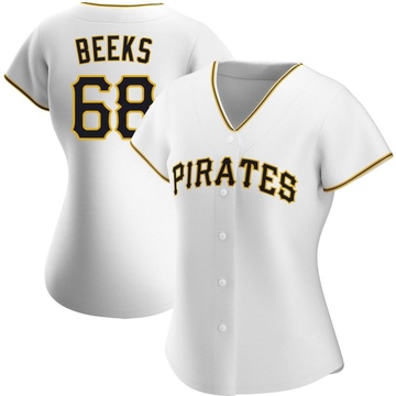 Replica Jalen Beeks Women's Pittsburgh Pirates White Home Jersey