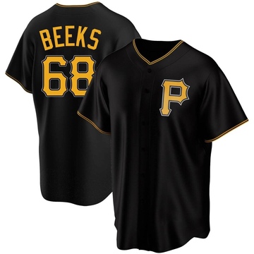 Replica Jalen Beeks Youth Pittsburgh Pirates Black Alternate Jersey