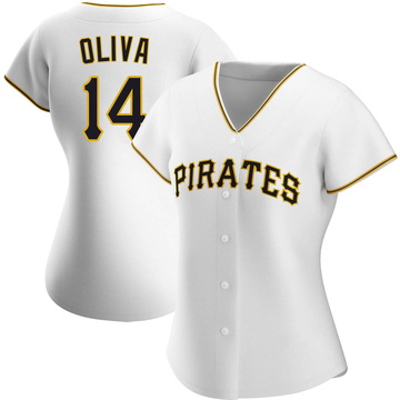 Jared Oliva Pittsburgh Pirates Youth Black Roster Name & Number T-Shirt 