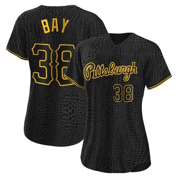 Jason Bay Men's Pittsburgh Pirates Road Jersey - Gray Authentic