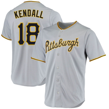 Jason Kendall Pittsburgh Pirates Cooperstown White Home Men's  Throwback Jersey