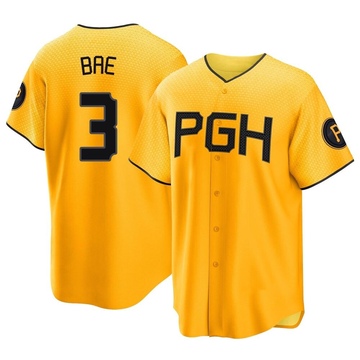 Fanatics (Nike) Ji Hwan Bae Pittsburgh Pirates Replica Alt Jersey - Black, Black, 100% POLYESTER, Size M, Rally House