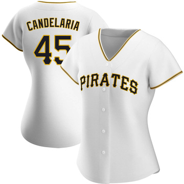 MAJESTIC  JOHN CANDELARIA Pittsburgh Pirates 1979 Cooperstown Baseball  Jersey