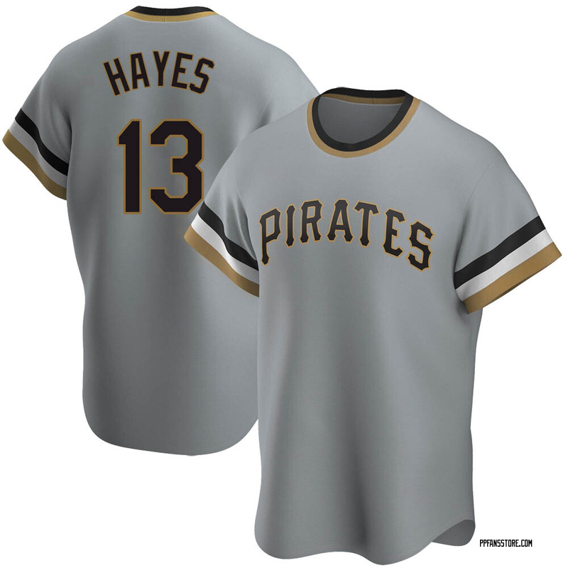 Men's Pittsburgh Pirates Ke'Bryan Hayes Nike Gold 2023 City Connect Replica  Player Jersey