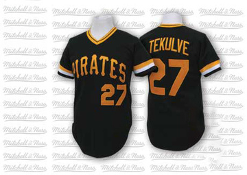 Kent Tekulve Game-Worn, Signed Jersey Pirates COA 100% Team Graded 13/20