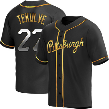 Kent Tekulve Pittsburgh Pirates Youth Gold RBI T-Shirt 