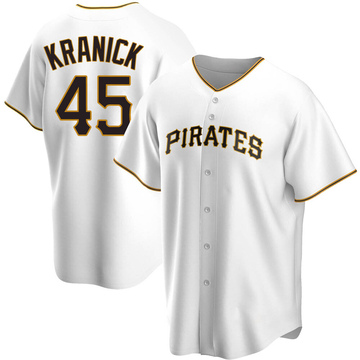 Fanatics (Nike) Max Kranick Pittsburgh Pirates Replica Home Jersey - White, White, 100% POLYESTER, Size 2XL, Rally House