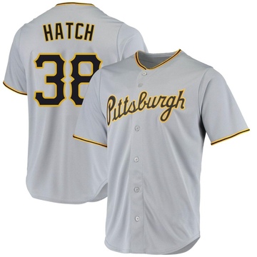 Thomas Hatch Pittsburgh Pirates Men's Black Backer Long Sleeve T