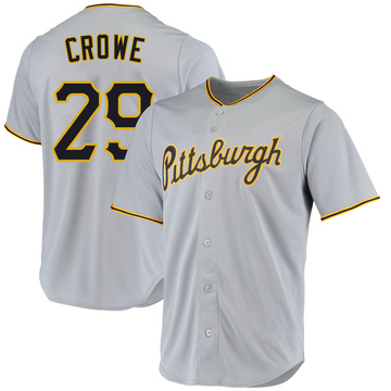 Wil Crowe #29 Black Team Issued Jersey (Size: 48T + 2 B S3)